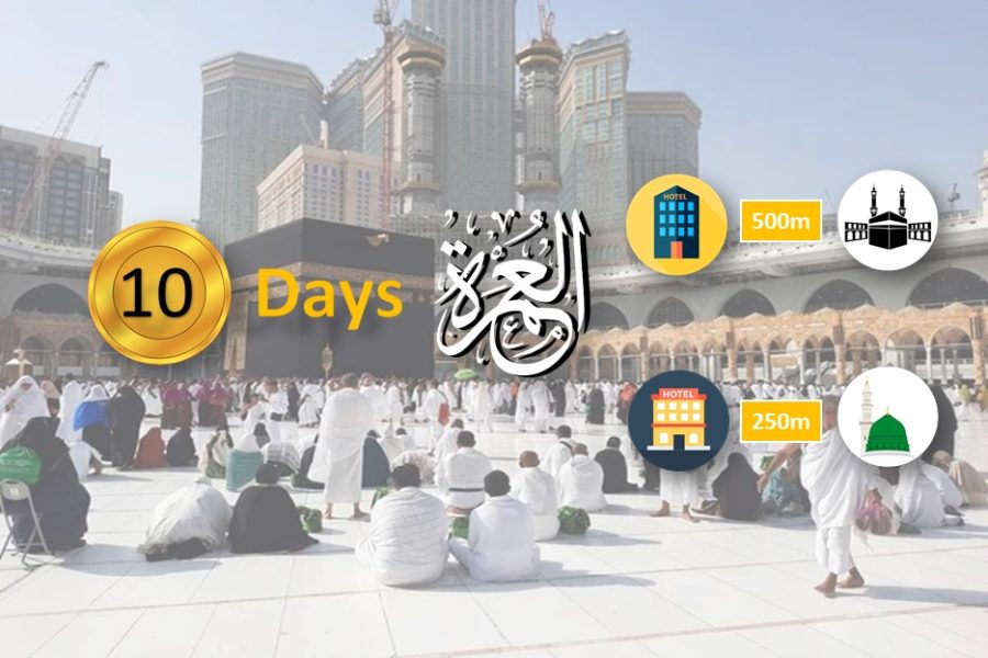 10 Days Family Umrah Package 500m